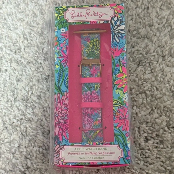 NWT Lilly Pulitzer Apple Watch Band in Walking on Sunshine - Picture 4 of 7